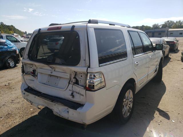 5LMJJ2H50CEL09223 - 2012 LINCOLN NAVIGATOR 白色 照片 4