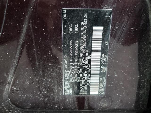 JTLZE4FE8EJ063937 - 2014 TOYOTA SCION XB Bənövşəyi foto 10