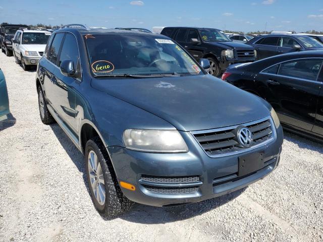 WVGZE77L77D007270 - 2007 VOLKSWAGEN TOUAREG V6 BLUE photo 1