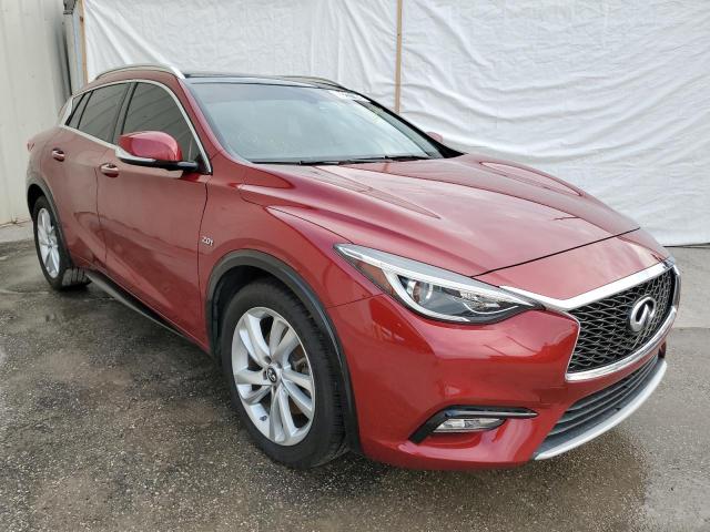 SJKCH5CPXJA055379 - 2018 INFINITI QX30 BASE BURGUNDY photo 1