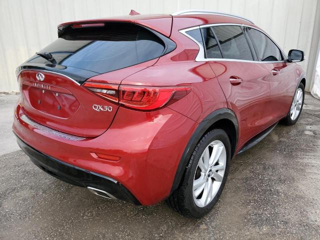 SJKCH5CPXJA055379 - 2018 INFINITI QX30 BASE BURGUNDY photo 4