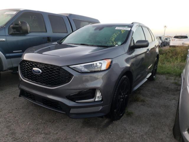 2FMPK3J95MBA36855 - 2021 FORD EDGE SEL GRAY photo 2