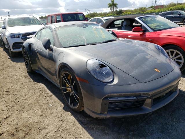 WP0AD2A96NS255135 - 2022 PORSCHE 911 TURBO GRAY photo 1