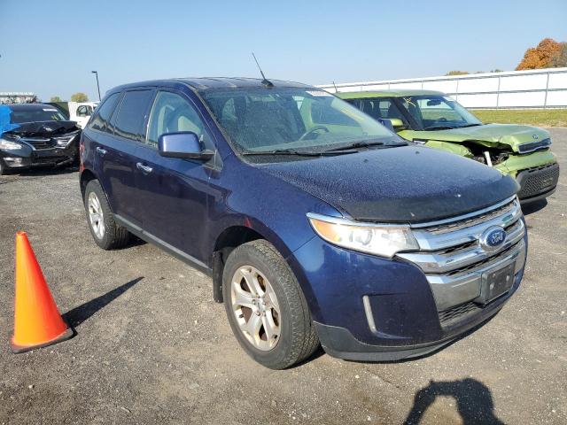 2FMDK4JC4BBA22320 - 2011 FORD EDGE SEL BLUE photo 1