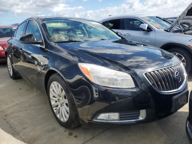 2G4GN5EC7B9178783 - 2011 BUICK REGAL CXL BLACK photo 1