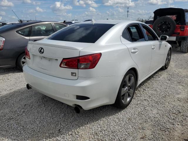 JTHBE5C29C5029765 - 2012 LEXUS IS 350 WHITE photo 4