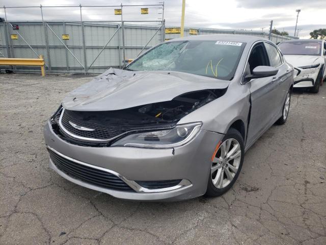 1C3CCCAB1FN657962 - 2015 CHRYSLER 200 LIMITE SILVER photo 2