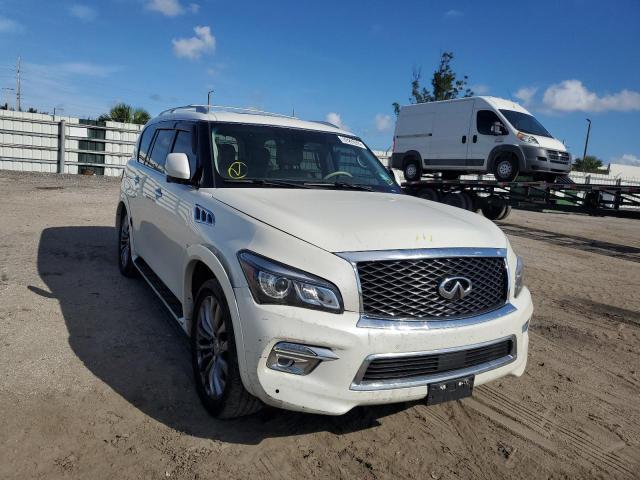 JN8AZ2NC4F9371017 - 2015 INFINITI QX80 WHITE photo 1