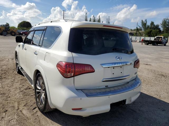 JN8AZ2NC4F9371017 - 2015 INFINITI QX80 WHITE photo 3