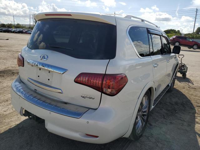 JN8AZ2NC4F9371017 - 2015 INFINITI QX80 WHITE photo 4