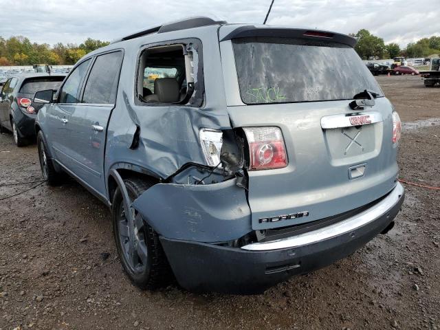 1GKEV33758J268652 - 2008 GMC ACADIA SLT BLUE photo 3