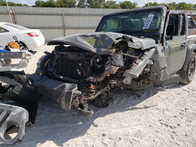 1C4GJXAG3MW836257 - 2021 JEEP WRANGLER S ნაცრისფერი ფოტო 9