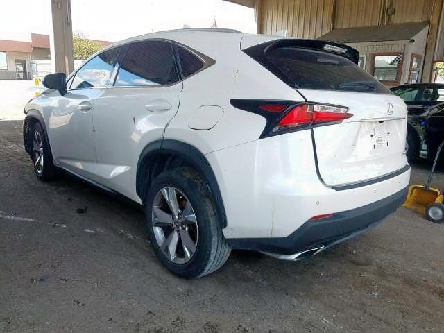 JTJYARBZ9H2080847 - 2017 LEXUS NX 200T BA WHITE photo 3