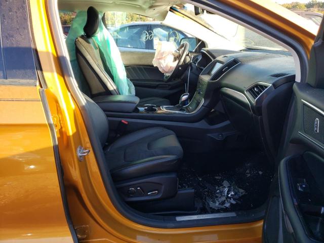 2FMTK4AP8FBB89641 - 2015 FORD EDGE SPORT ORANGE photo 5