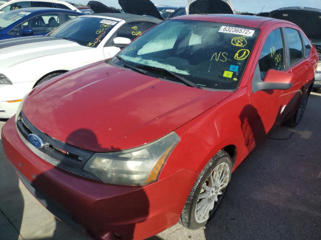 1FAHP3GN6AW246170 - 2010 FORD FOCUS SES RED photo 2