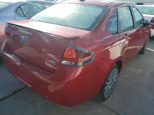 1FAHP3GN6AW246170 - 2010 FORD FOCUS SES RED photo 4