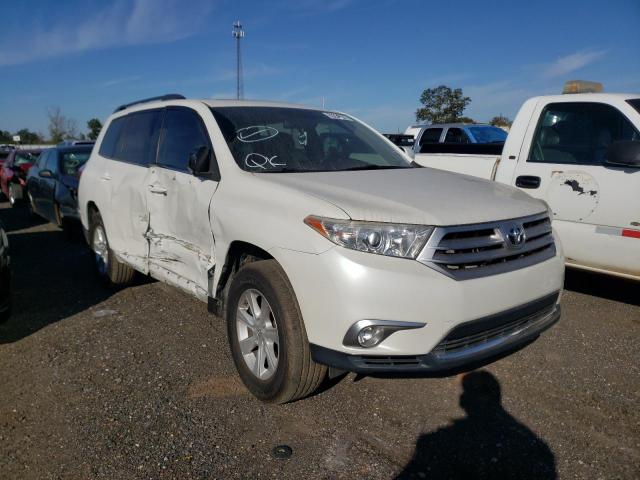 5TDZK3EH6CS054275 - 2012 TOYOTA HIGHLANDER WHITE photo 1