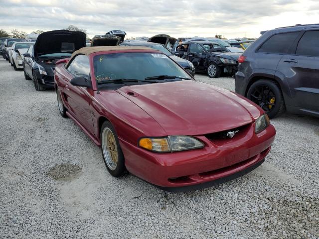 1FALP45T6RF187313 - 1994 FORD MUSTANG GT BURGUNDY photo 1