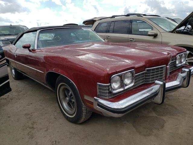 2P67W3P324577 - 1973 PONTIAC UK BURGUNDY photo 1