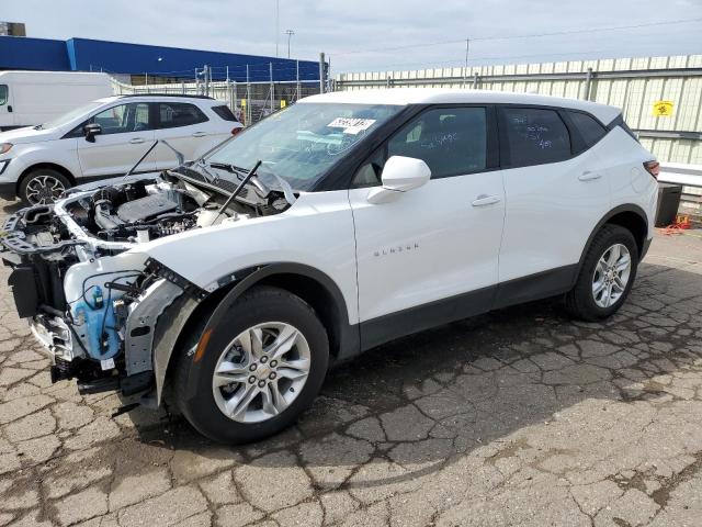 3GNKBHR45NS128832 - 2022 CHEVROLET BLAZER 2LT WHITE photo 1