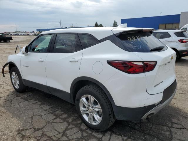 3GNKBHR45NS128832 - 2022 CHEVROLET BLAZER 2LT WHITE photo 2