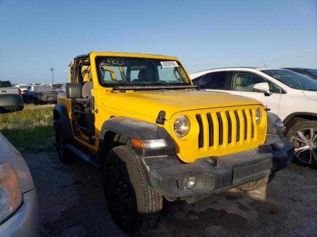 1C4GJXAN4MW574991 - 2021 JEEP WRANGLER S Sarı foto 1