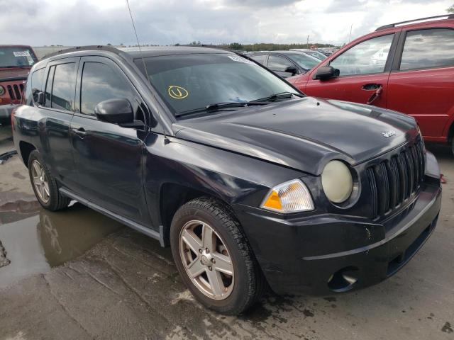 1J8FT47W07D204389 - 2007 JEEP COMPASS BLACK photo 1