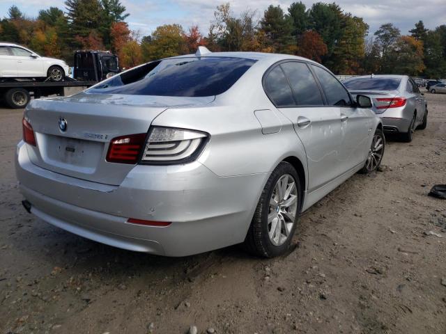 WBAXH5C51CDW08373 - 2012 BMW 528 XI SILVER photo 4