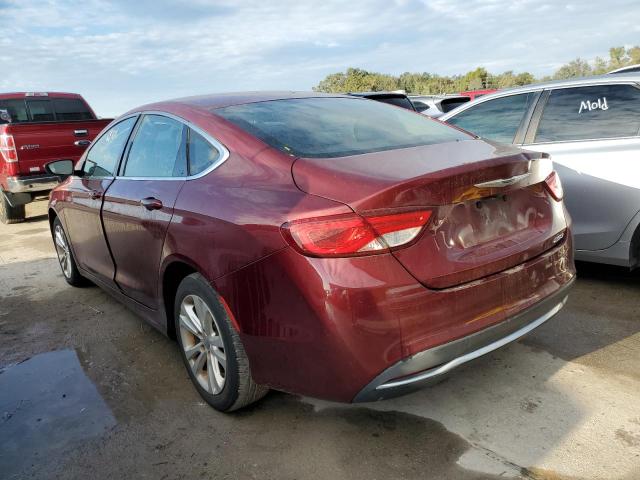 1C3CCCAB2GN149744 - 2016 CHRYSLER 200 LIMITE BURGUNDY photo 3