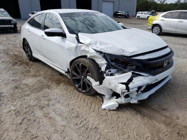 2HGFC2F83LH582624 - 2020 HONDA CIVIC SPOR WHITE photo 1