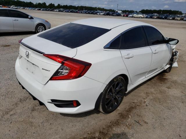 2HGFC2F83LH582624 - 2020 HONDA CIVIC SPOR WHITE photo 4