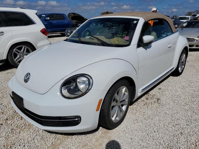 3VW5A7AT9FM806555 - 2015 VOLKSWAGEN BEETLE TDI WHITE photo 2