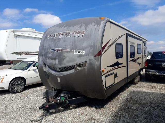 4YDT2992XEB451154 - 2014 KEYSTONE OUTBACK TWO TONE photo 2