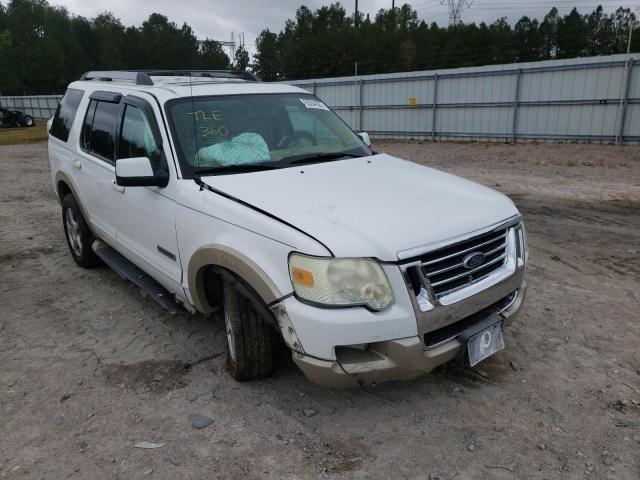 1FMEU64E86UA36681 - 2006 FORD EXPLORER E WHITE photo 1