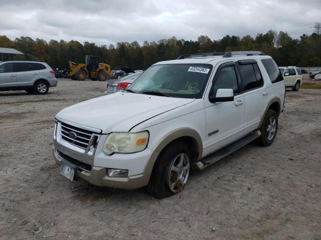 1FMEU64E86UA36681 - 2006 FORD EXPLORER E WHITE photo 2