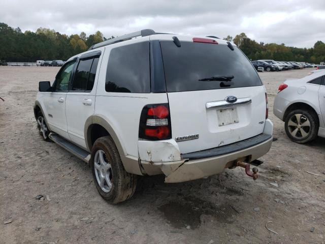 1FMEU64E86UA36681 - 2006 FORD EXPLORER E WHITE photo 3