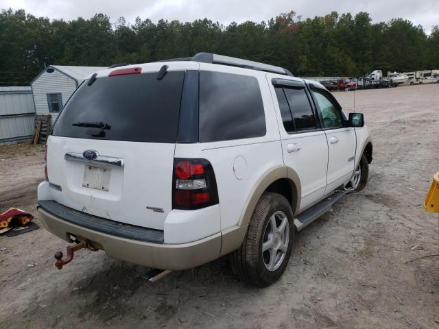 1FMEU64E86UA36681 - 2006 FORD EXPLORER E WHITE photo 4