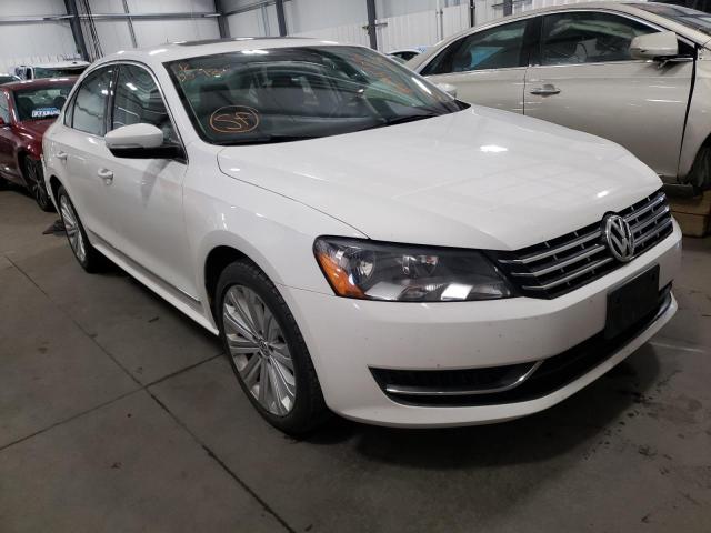 1VWCH7A35CC074988 - 2012 VOLKSWAGEN PASSAT SEL WHITE photo 1