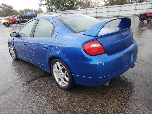 1B3AS66S84D553361 - 2004 DODGE NEON SRT-4 BLUE photo 3