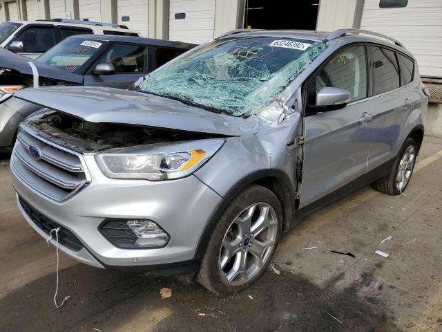 1FMCU0J9XHUE32707 - 2017 FORD ESCAPE TIT SILVER photo 2