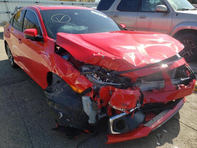 2HGFC1F79KH650523 - 2019 HONDA CIVIC EXL Қызыл фото 1