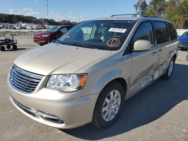 2C4RC1BG1DR512487 - 2013 CHRYSLER TOWN & COU TAN photo 2