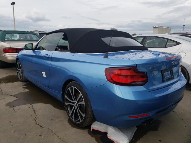 WBA2K1C06L7E63762 - 2020 BMW 230XI BLUE photo 3