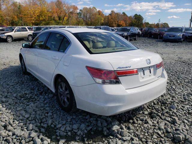 1HGCP2F69BA107269 - 2011 HONDA ACCORD SE WHITE photo 3