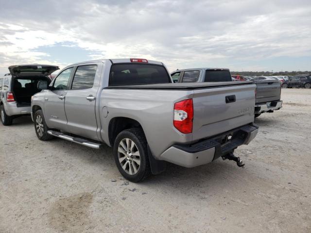 5TFFW5F14HX214594 - 2017 TOYOTA TUNDRA CRE SILVER photo 3