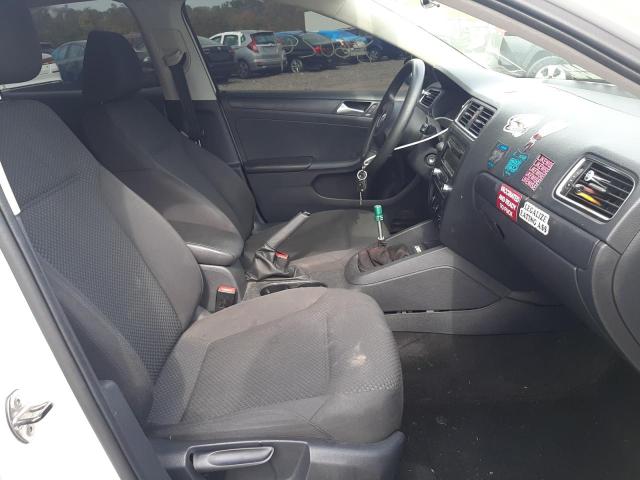 3VW1K7AJXEM274290 - 2014 VOLKSWAGEN JETTA BASE WHITE photo 5