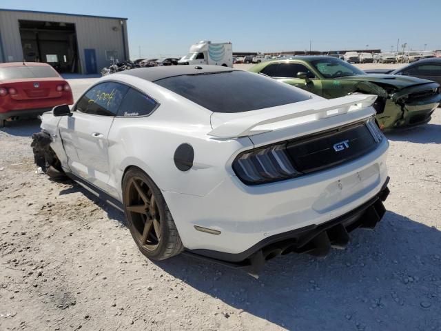 1FA6P8CF2K5133892 - 2019 FORD MUSTANG GT WHITE photo 3