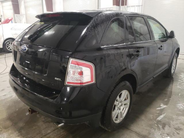 2FMDK38C07BB47810 - 2007 FORD EDGE SEL BLACK photo 4