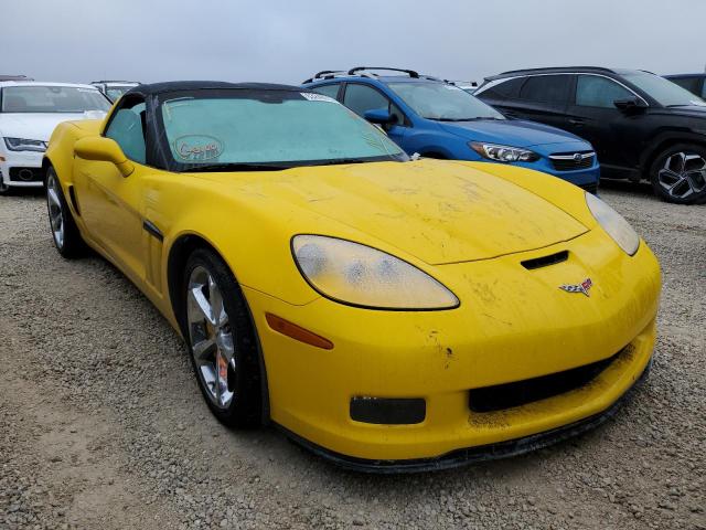 1G1YU2DW5C5100712 - 2012 CHEVROLET CORVETTE G YELLOW photo 1