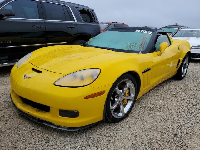 1G1YU2DW5C5100712 - 2012 CHEVROLET CORVETTE G YELLOW photo 2